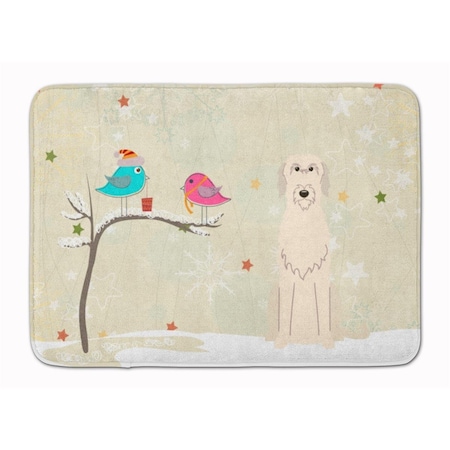 Carolines Treasures Christmas Presents Irish Wolfhound Machine Washable Memory Foam Mat BB2537RUG